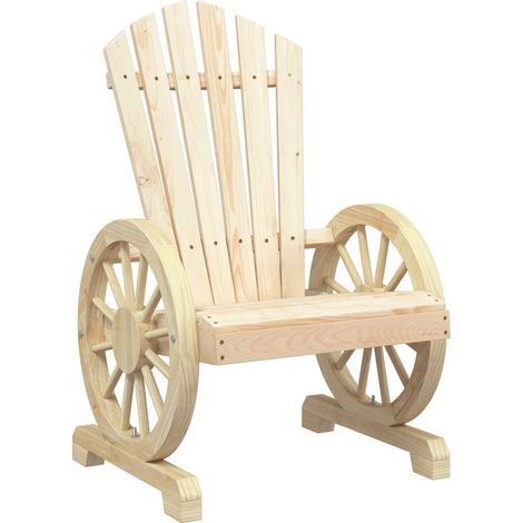 Maison Exclusive - Sedia da Giardino Adirondack in Legno Massello di Abete