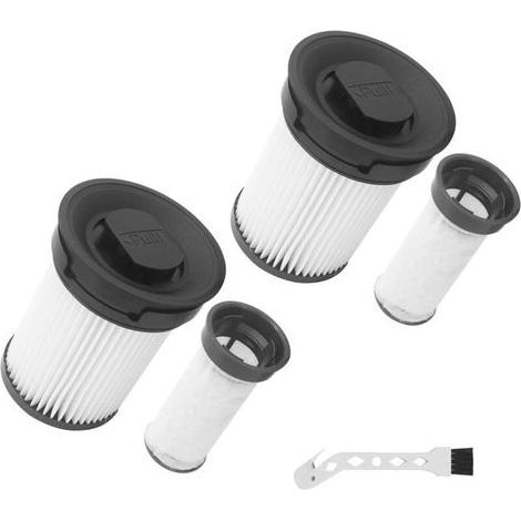 Lot de 2 filtres d'aspirateur pour Miele TriFlex HX1, cartouches filtrantes de rechange lavables pour aspirateur A aspirateur A Aspirateur Nettoyeur Washable Filters avec brosse (2) (1/5)