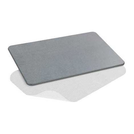 Alfombra Baño Diatomita Simi 60X39 cm Gris [LOTE DE 2 Unidades] WENKO