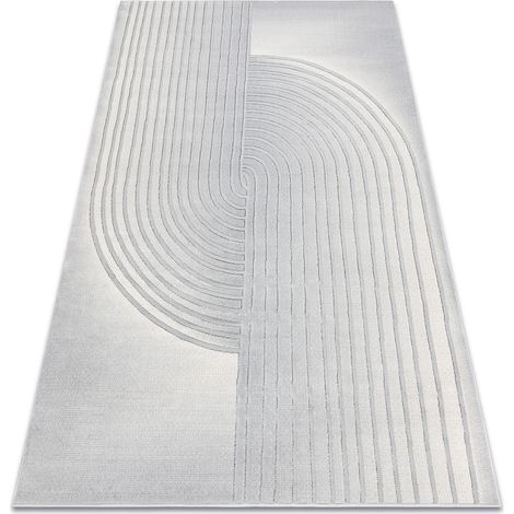 Alfombra ORIGI 3739 crema / beige - Marco, espina de pescado hilo de SISAL tejido plano beige 78x150 cm (1/5)