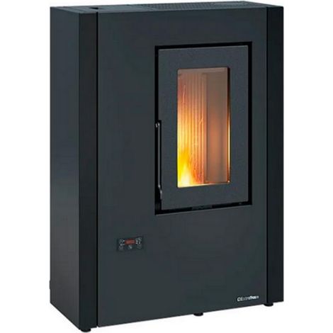 7 kw schwarzer holzpelletofen - Nordica Extraflame - LUISELLA5.0MAXINOIR