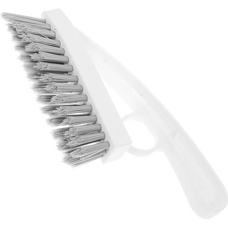 Brosse de Nettoyage pour Joints de Carrelage et Recoins, Poils Rigides, Taille Compacte, Manche Ergonomique, Brosse Multi-usages pour Salle de Bain, la Cuisine et Sols, Nettoyant (1/5)