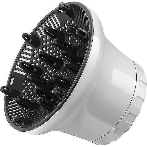 Casque de séchage pour sèche-cheveux avec boucleur intégré, interface universelle, blanc, 1 pièce (1/5)