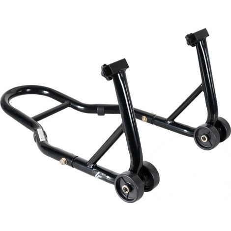 Elevador delantero plegable universal para motocicletas 6ON, color negro. (1/2)