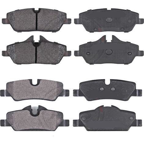 KIT PASTIGLIE FRENO ANTERIORI E POSTERIORI compatibile con MINI PACEMAN (R61) / PASTIGLIE FRENANTI AUTO OEM P 06 086,P 06 080 / SOSTITUZIONE DIRETTA / BASSA POLVERE / SILENZIOSO