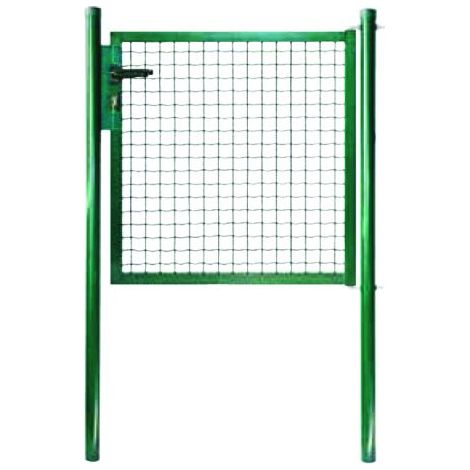 CANCELLO PEDONALE PER RECINZIONE TIVOLI 100X145 H CM VERDE (31250) (1/5)