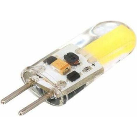 Lampada LED dimmerabile Gy6.35, lampadina LED COB in silicone 12V DC, 3W, bianca (1/4)