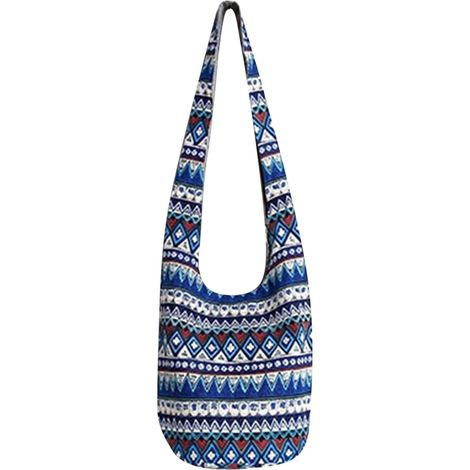 Ampia borsa da donna Inen, borsa a tracolla monospalla in tessuto floreale, pochette/portafoglio da donna alla moda in tessuto con cerniera
