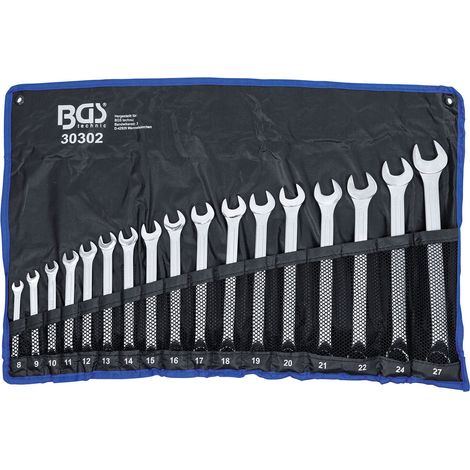 BGS  Juego  de  llaves  combinadas  acodadas  SW  8  -  27  mm  17  pzas.  -  30302 (1/4)