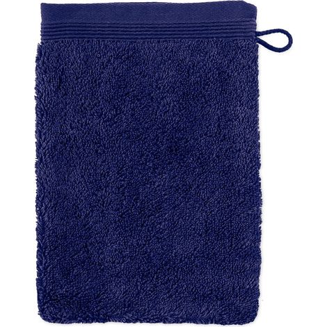 möve Superwuschel - Guanto da bagno, 20 x 15 cm, in 100% cotone, colore: Mare profondo (1/5)