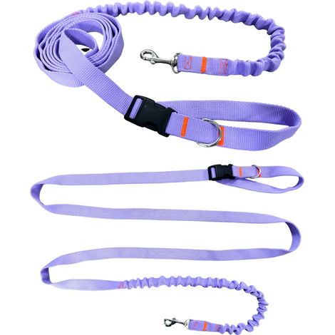 Guinzaglio per cani con ammortizzatore 280cm WRZOS regolabile sportivo (1/5)