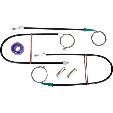 VW Caddy III 2003- Reparatursatz für Fensterheber vorne links (ohne Gleitstücke)