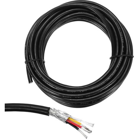 Câble Blindé UL2464 22AWG 300V PVC Avec Blindage Double Couche (1/5)