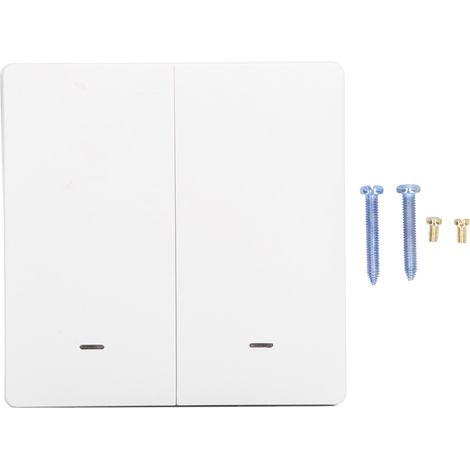 Interrupteur mural intelligent ZigBee, commande vocale et application, fonction minuterie, compatible Google Home, tension 100‑250V. (1/5)