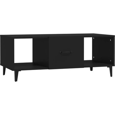 Maison Exclusive - Couchtisch Schwarz 102x50x40 cm Holzwerkstoff