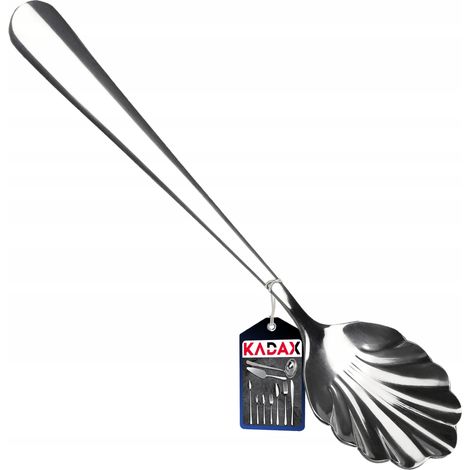 KADAX praktischer Zuckerlöffel aus Edelstahl, 14cm, Silber
