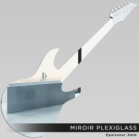 Miroir Plexiglass - Guitare - 13x20 cm (1/2)
