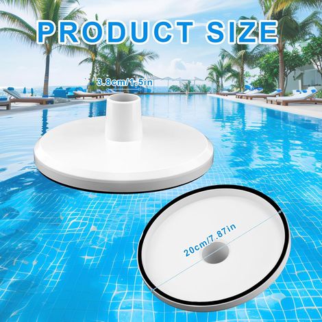 SP1106 Encastré Couvercle d'Écumoire sous Vide pour Piscine, Pool Vacuum Skimmer Cover Couvercle Supérieur Remplacement pour Hayward Écumoire Piscine SP1082 SP1104 SP1085 SP1075