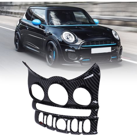Panneau de climatisation style fibre de carbone pour Mini Cooper F55 F56 F57 (2014‑2021) (1/5)