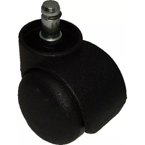 Roulette Twiny pivotante - A tige lisse - 50 mm - 50 kg - 60 mm - Tige 11 mm