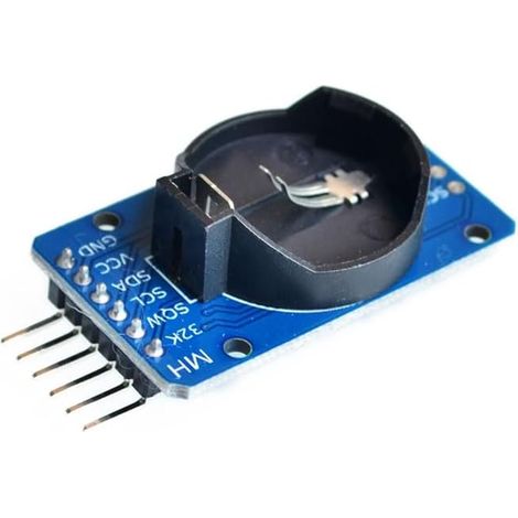 DS3231 AT24C32 IIC Modulo orologio di precisione con sensore di temperatura, memoria 3.3V/5V come indicato sul PCB, 1 pezzo (1/5)