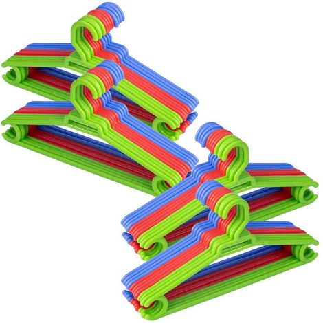 Percha infantil de plasticomulti color pack 48 uds 26,8x0,53x13,20cm (1/5)