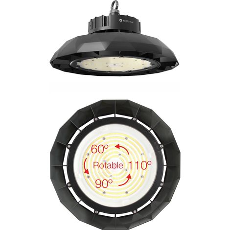 Lampada a LED industriale UFO LENS SWITCH 120W/160W/200W 100-260V