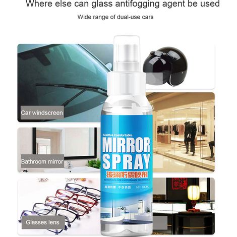 Spray antibuée 100 ml pour pare-brise de voiture (1/2)