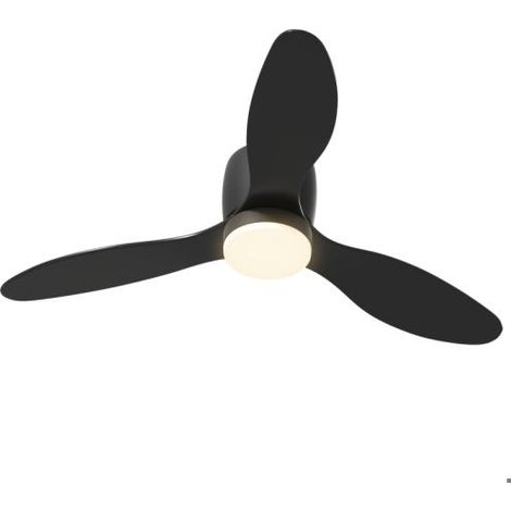 Ventilateur de plafond avec éclairage et télécommande 115 cm Ventilateur à bande lumineuse LED, 3 couleurs de lumière (1/5)