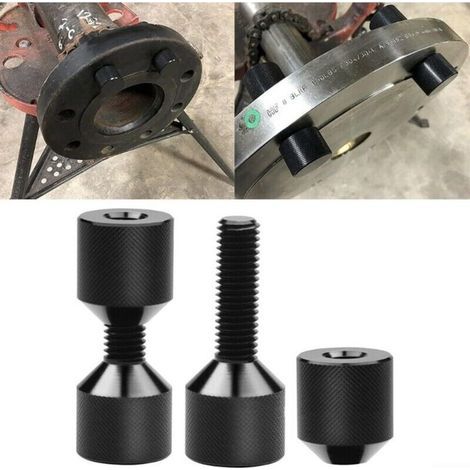 Set aus 2 Zweiloch-Aluminiumflanschausrichtern für effiziente Rohrmontagelösungen (1/4)