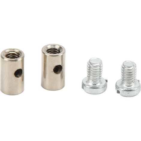 Ej.Life 6 mm/0,2 Zoll lötfreier Kabelnippel, universelles Metall-Bremsleitungs-Gas-Choke-Ende für Auto, Motorrad, Fahrrad (1/5)