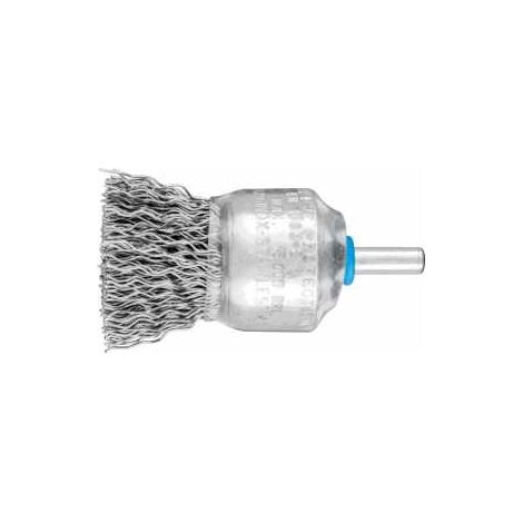 PFERD TOOLS Pinselbürste ungezopft PBU Ø30mm Schaft-Ø6 mm Edelstahl-Draht-Ø0,50 10 Stk (1/4)