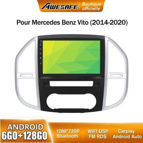 AWESAFE Autoradio Android 13 pour Mercedes Benz Vito (2014-2020) 6Go+128Go 10'' écran Tactile Carplay GPS Bluetooth Android Auto (1/5)