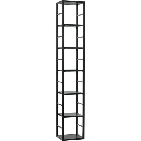 Étagère Murale 6 Niveaux "Switch I" 176cm Noir (1/3)
