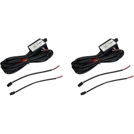 Adecuado para dos controladores de luces diurnas LED para automóviles, con arnés de cableado de relé, interruptor de atenuación y controlador de luces antiniebla de 12 V. (1/2)