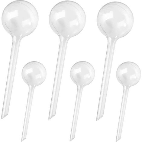 Lot de 6 boules d'irrigation des plantes-En plastique - Système d'irrigation automatique pour plantes - Pour le jardin de la maison, les plantes - Arrosage intérieur (1/5)