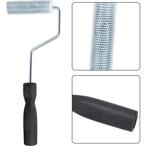 Fiberglas-Luftblasenwalze, Durchmesser 26 x 90 mm – Aluminiumwerkzeug für GFK-Laminierung