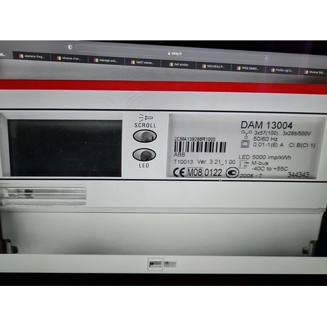 ABB KWH Electric Meter DAM 13004 , 2CMA139286R1000