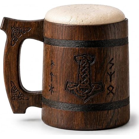 0.6 Choppe Bière Tasse Choppe Chope à Bière Choppe Biere Tasse Verre (1/4)