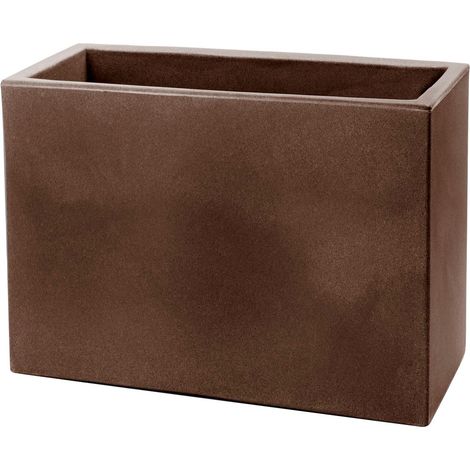 Fioriera rettangolare bronzo 100x40 cm h 40 mod. Schio cassa (1/5)