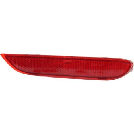 Barre de Réflecteur de Pare-Chocs Arrière, ABS Rouge Plug and Play, Lentilles de Réflecteur de Pare-Chocs Arrière étanches et Résistantes aux Chocs pour Rogue Sport (Droite : (1/4)
