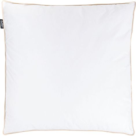 3-Kammer-Kopfkissen ETNA Niedrig Entenfedern und Daunen 80 x 80 cm Weiß