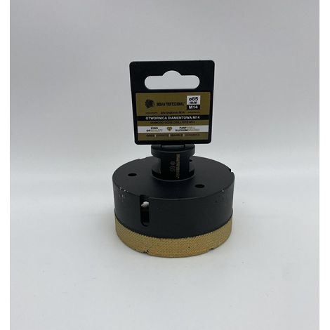 Corona de diamante M14 85 mm perforación en seco profesional indio
