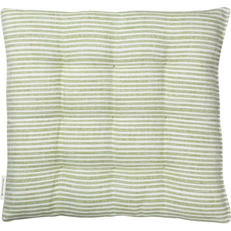 TOM TAILOR Coussin d'assise avec surpiqûres 9 fois FRESHSTRIPE - 1 pièce 40x40 cm, vert