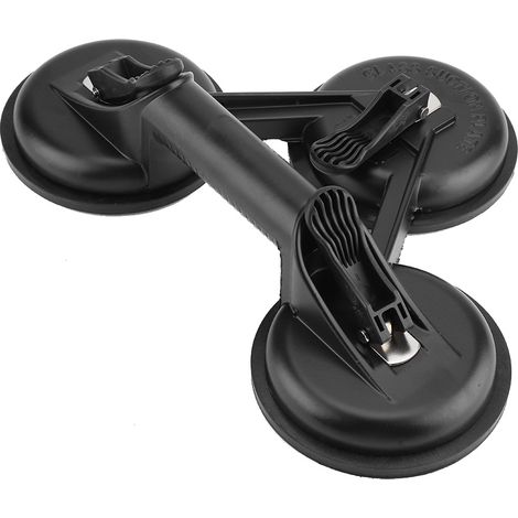Lève-vitre à ventouses Aluminium 3 ventouses Ø12,3cm Charge 165kg (1/5)