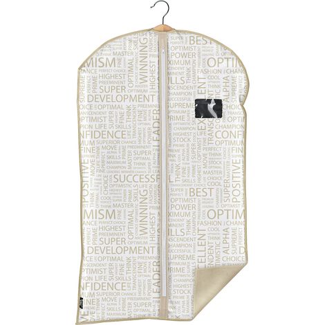 Custodia per giacca in PEVA 60x100 cm Domopak Living Urban Gold (1/3)
