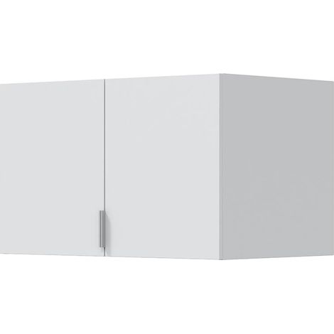 Armadio Multiuso 2 Ante Carre, un Ripiano, 2 Ante, 51x49h cm Bianco