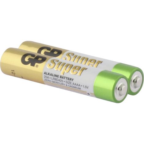 GP Battery 2 Super Alkaline AAAA Batterie (1/5)