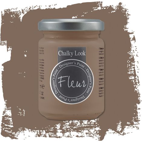 Fleur - Colori a base minerale - Fleur chalky look - effetto gesso 130 ml - scegli il colore / -/F17 Chocolate wish