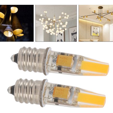 E12 2W Mini-LED-Lampe, 12V-Ersatzlampe, warmweißes Licht (3000K) (1/5)